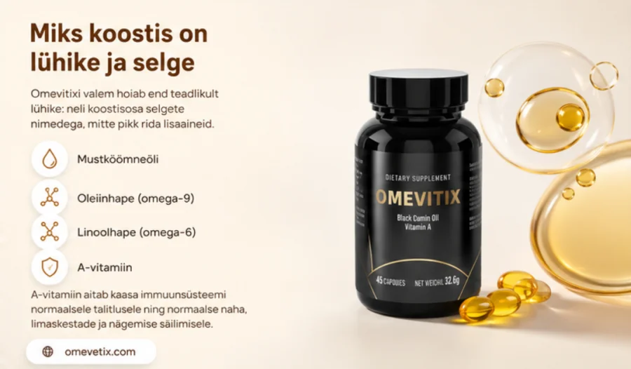 Omevitix — formule se čtyřmi složkami