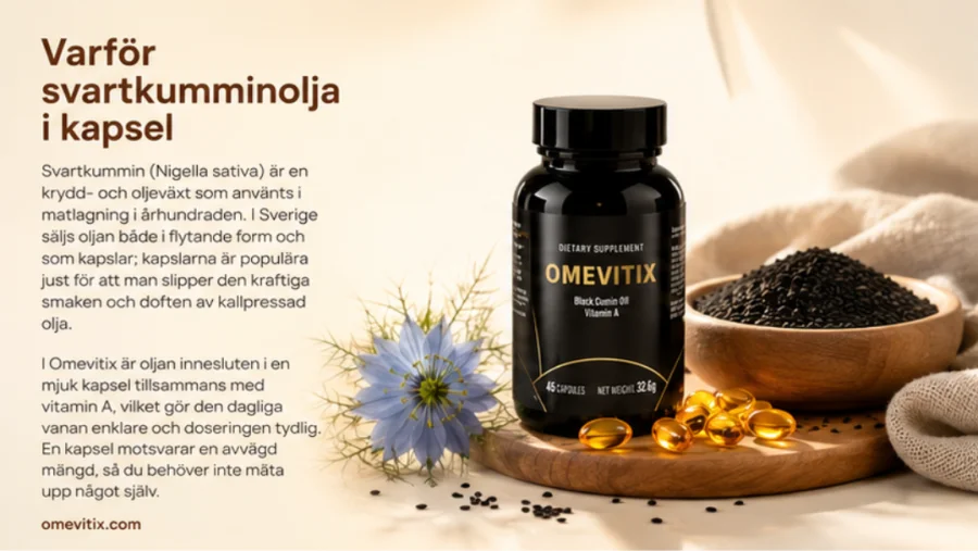 Omevitix — jednoduchý každodenní návyk v kapslích